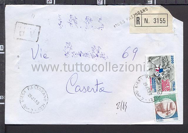 Collezionismo di storia postale buste viaggiate affrancatura tariffe postali degli anni 1990-99